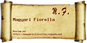 Magyari Fiorella névjegykártya